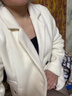 事思短款雙面絨大衣加厚富家千金感毛呢西裝外套女裝秋冬小西裝 圖片色加綿款 M 建議105-118 曬單實(shí)拍圖
