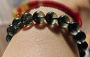 曉芳巴西綠幽靈水晶手串女千層山聚寶盆綠色單圈手串男珠子手鏈情侶款 11mm綠幽靈 曬單實(shí)拍圖