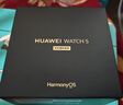 HUAWEI WATCH 5 46mm基礎款深錆色不銹鋼表殼蒼穹黑首創(chuàng  )X-TAP智感窗eSIM通信手表華為智能手表watch5 曬單實(shí)拍圖