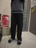 美特斯邦威休閑褲男2025秋季新款休閑針織彎刀褲純色寬松垂感長(cháng)褲 曬單實(shí)拍圖