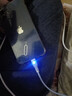 艾昊者適用蘋(píng)果數據線(xiàn)iPhone14/13/12/11promax/6s/7/8plus液態(tài)軟膠充電線(xiàn)帶燈手機通用快充 自帶柔和燈【藍色】液態(tài)防斷耐用線(xiàn)材 1米 曬單實(shí)拍圖
