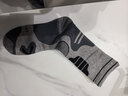 TFO 兒童羊毛襪 美利奴運動(dòng)跑步襪戶(hù)外徒步登山襪2902412 灰色 曬單實(shí)拍圖