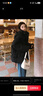 妃莉杋（FeiLiFan）羽絨棉服女2025冬季新款寬松連帽面包服女小個(gè)子短款加厚棉衣外套 黑色 2XL （140-150斤） 曬單實(shí)拍圖