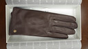 瑪麗亞·古琦（MARJA KURKI）新年禮物真皮防風(fēng)觸屏薄絨保暖羊皮手套女禮盒裝靜謐小島棕色M 曬單實(shí)拍圖
