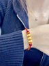 中國黃金（CHINA GOLD）三合六合黃金手鏈女足金生肖手繩馬年本命年生日禮物 足金虎馬狗三合紅繩【紀念品】 曬單實(shí)拍圖
