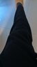 凡客誠品（VANCL）秋冬季休閑直筒運動(dòng)男士百搭長(cháng)褲男裝 黑色 3XL （建議155-170斤） 曬單實(shí)拍圖