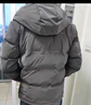 啄木鳥(niǎo)羽絨服男2024冬季新款男士加厚保暖外套韓版潮流免洗連帽防寒服 灰色 3XL【建議135-150斤】 曬單實(shí)拍圖