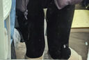 蕉下連褲襪打底褲襪絲襪女士冬季加絨加厚保暖瑜伽鯊魚(yú)褲秋褲秋冬黑色 曬單實(shí)拍圖