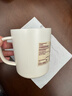 MUJI陶瓷覆層 不銹鋼 雙層馬克杯 水杯杯子 桌面 帶把手 新品 白色 L 490ml 曬單實(shí)拍圖