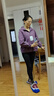 2026年新款春秋女短外套大碼女士時(shí)尚上衣寬松慵懶風(fēng)連帽沖鋒夾克 紫色 M 建議85-110斤 曬單實(shí)拍圖
