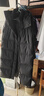坦博爾羽絨服女中長(cháng)款可脫卸帽時(shí)尚休閑保暖外套厚550836T 黑色 160  曬單實(shí)拍圖