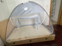 南極人夏季蒙古包蚊帳免安裝1.2x2米家用臥室兒童防摔可折疊宿舍防蚊罩 完美蘋(píng)果【3秒速裝 加大空間】 適用1.2m床-120cm寬x200cm長(cháng) 曬單實(shí)拍圖