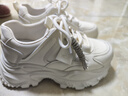 百思圖26春商場(chǎng)新款加絨厚底白色老爹鞋增高女運動(dòng)休閑鞋B0218AM6 米色單里 36 曬單實(shí)拍圖