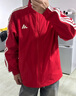 阿迪達斯（adidas）男裝 2026春季新款運動(dòng)服戶(hù)外本命年梭織夾克防風(fēng)休閑新年外套 淺猩紅/加絨新年款/新款主推 L 【建議體重140斤-160斤】 曬單實(shí)拍圖