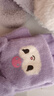 Hello Kitty兒童手套冬保暖針織毛線(xiàn)半指可愛(ài)女大童女孩寫(xiě)字3121D庫洛米紫色 曬單實(shí)拍圖