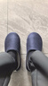 內泊（NEIBO）【超舒服】乳膠棉拖鞋男冬季女室內家居大碼防滑防臭保暖羊毛藍44 曬單實(shí)拍圖