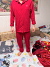 蕉內棉棉301H男士睡衣睡褲純棉紅色本命年新年情侶長(cháng)袖家居服春秋季 曬單實(shí)拍圖