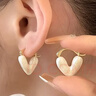 紀羽悠愛(ài)心形耳環(huán)女2025年新款高級感耳飾小眾設計獨特耳釘氣質(zhì)耳扣 愛(ài)心耳環(huán)【90%購買(mǎi)了】 曬單實(shí)拍圖