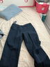 恒源祥春秋季新款男士純色寬松彈力高腰直筒牛仔褲爸爸中老年休閑長(cháng)褲子 曬單實(shí)拍圖