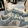 MLB官方板鞋女鞋子 情侶學(xué)長(cháng)鞋透氣休閑鞋老花運動(dòng)鞋潮鞋 3ASXS015N 紐約洋基隊/藍色 42 (265mm) 曬單實(shí)拍圖