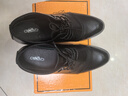 卡帝樂(lè )鱷魚(yú)（CARTELO）皮鞋男商務(wù)牛皮正裝鞋內增高男鞋秋冬保暖鞋子2513 黑色增高款 42 曬單實(shí)拍圖