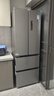 美的（Midea）417法式多門(mén)四開(kāi)門(mén)嵌入式60CM超薄一級雙變頻智能家用電冰箱MR-417WFPE流蘇銀國家補貼 曬單實(shí)拍圖