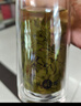 明霞玻璃杯雙層大容量水杯便攜車(chē)載男女商務(wù)茶水分離泡茶杯子550ml黑 曬單實(shí)拍圖