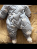 巴厘小豬嬰兒棉衣冬季夾棉連體衣加厚保暖棉服哈衣新生兒衣服秋冬寶寶棉襖 茉莉小狐 80cm 曬單實(shí)拍圖