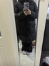 高梵黑金鵝絨服機能5.0六格2025新款男女同款加厚冬季羽絨服 黑色 S 曬單實(shí)拍圖