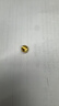 金小貅黃金貓眼珠3D硬金足金999閃亮車(chē)花轉運珠路路通DIY手鏈女手串禮物 0.41-0.43g,8mm貓眼珠 曬單實(shí)拍圖