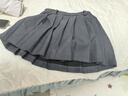 小野和子短款百褶半身裙 靜奢灰 M 曬單實(shí)拍圖