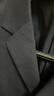 杉杉西服套裝70羊毛男修身職業(yè)正裝西裝商務(wù)伴郎新郎服結婚禮服185 曬單實(shí)拍圖
