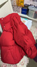IEF/愛(ài)依服2025冬季新款韓版甜美減齡少女風(fēng)保暖短款百搭羽絨外套 紅 S 曬單實(shí)拍圖