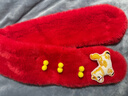 9i9兒童圍巾新年紅色馬年幼兒園伴手禮冬加厚絨寶寶圍脖2-10歲黃金馬 曬單實(shí)拍圖