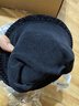 本來(lái)（benlai）抗靜電針織帽翻邊折疊加絨保暖帽子25秋新款BSXA50007 黑色 均碼 曬單實(shí)拍圖