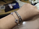 四葉草足銀手鏈s999足銀女輕奢小眾高級感精致鐳射五花手飾送禮物 四葉草手鏈 大號 附帶證書(shū)+禮盒 曬單實(shí)拍圖