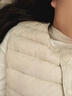 鴨鴨（YAYA）輕薄羽絨馬甲女士短款2025年秋冬季新款韓版時(shí)尚內膽輕便羽絨服 米白色 M 曬單實(shí)拍圖