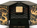 野獸派（THE BEAST）老鳳祥×野獸派聯(lián)名車(chē)載香氛禮盒黑色-含足金金片生日禮物 曬單實(shí)拍圖