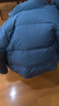MUJI男式輕量羽絨便攜式夾克男士羽絨服25年冬季男款男裝外套AD0XMA5A 煙熏藍色 L （175/100A） 曬單實(shí)拍圖