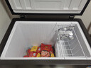 海爾（Haier）風(fēng)冷無(wú)霜冷柜家用商用冰柜全冷凍柜保鮮冷藏柜單溫區單開(kāi)門(mén)一級能效省電速凍臥式冷柜深冷小冰箱 電子控溫|-38℃深冷|黑金凈化抗菌| 166L 曬單實(shí)拍圖