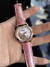 流浪琴撫瑞士原裝正品進(jìn)口女士手表潮流飛輪機械表送禮首選生日禮物女表 貝母盤(pán)玫金粉面粉帶 30mm 曬單實(shí)拍圖