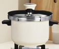 雙喜高壓鍋304不銹鋼燃氣電磁爐通用防爆壓力鍋單手開(kāi)合22cm/6L珍珠白 曬單實(shí)拍圖