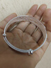 中國珠寶生日214情人節禮物送女友足銀999銀手鐲女款傳統中國風(fēng)龍鳳鐲 曬單實(shí)拍圖