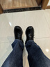 圣伽步（SKAP）運動(dòng)皮鞋男士德比軟底商務(wù)休閑鞋 黑色 42 曬單實(shí)拍圖