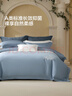 水星家紡四件套床上60支長(cháng)絨棉純棉100%a類(lèi)絲滑被套床單雙人輕奢高級1.5m床格里莫晨光家居館 曬單實(shí)拍圖