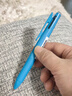 斑馬牌（ZEBRA）多功能三色中性筆 黑藍紅0.5mm多色筆 學(xué)生商務(wù)辦公簽字筆J3J2 淺藍色桿 曬單實(shí)拍圖