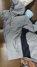 迪卡儂（DECATHLON）防風(fēng)防水外套秋冬新款單層沖鋒衣男女徒步登山保暖航海夾克男航海 男款-香檳灰新 L 曬單實(shí)拍圖