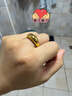 周大福海豚背戒指INS風(fēng)足金黃金戒指女送生日禮物EOF1660新年禮物 16號 約10.07g計價(jià)(工費880) 曬單實(shí)拍圖