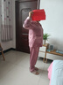 曲果（QUGUO）品牌睡衣女士秋冬季長(cháng)袖海島絨冬天薄款絨質(zhì)秋冬款開(kāi)衫家居服套裝 9937嫣紫色 L 【建議100-120斤】 曬單實(shí)拍圖