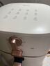 美的（Midea）空氣炸鍋免翻面雙旋鈕家用大容量5.3L多功能空氣炸鍋蒸烤一體熱風(fēng)循環(huán)金屬內腔 MF-KZE535J5 曬單實(shí)拍圖